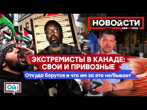 Видео: Экстремисты в Канаде: местные и привозные. Что им за это (не)грозит. Трамп за медью #канада #новости