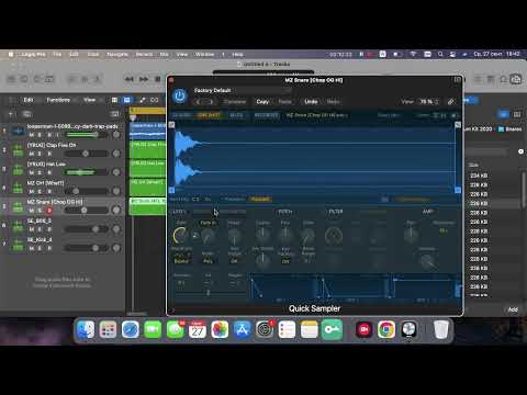Видео: КАК ЛЕГКО НАПИСАТЬ БИТ В LOGIC PRO X