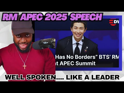 Видео: Речь RM на конференции APEC 2025 вызвала у меня мурашки по коже 😭🔥 | Реакция RM из BTS