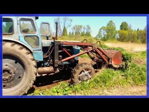 Видео: Турбированный Т-40 КУНом Грузит Землю