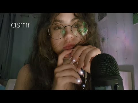 Видео: АСМР длинные ноготочки, звуки рта♡