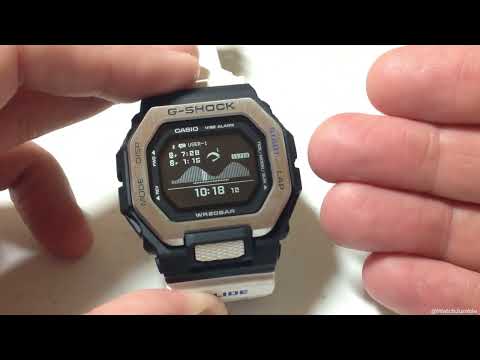 Видео: Casio G-Shock (GBX100) | Просмотр данных о Солнце, Луне и приливах