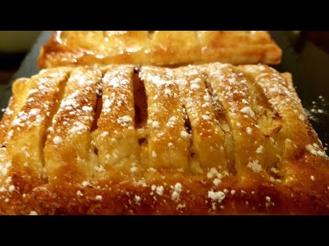 Видео: #Խնձորով🍎 #աղանդեր #շերտավոր #խմորով #կարկանդակ🍎Ароматный #пирог с #яблоком и #слоеным тестом.