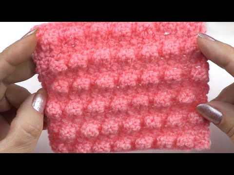 Видео: Узор крючком Необычные шишечки   Crochet pattern Unusual bumps