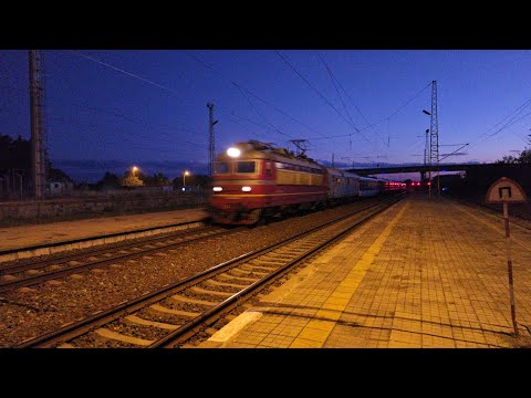 Видео: МБВ4502 с 44063 от Капъ Куле за Русе транзит през гара Калояновец 