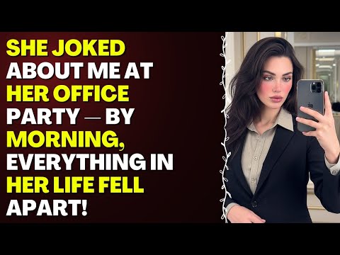 Видео: Она пошутила обо мне на корпоративной вечеринке — к утру всё в её жизни рухнуло #измена