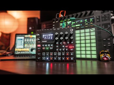Видео: Syntakt отвечал за ударные и синтезаторы, Push 2 делал все остальное // Проверяем эту установку!