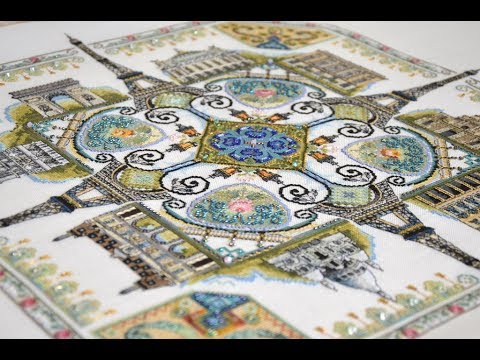 Видео: 89 Paris Mandala by Chatelaine готовая работа