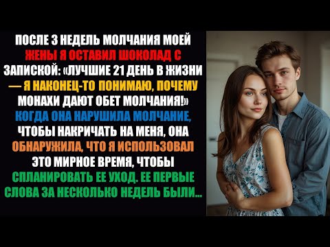Видео: Моя жена игнорировала меня 21 день — я использовал это спокойствие, чтобы спланировать ее ПОСТОЯННОЕ