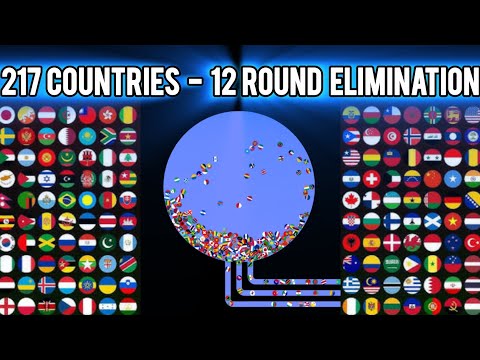 Видео: 217 стран — 10 раундов на выбывание | МИРОВАЯ ГОНКА ПО МРАМОРУ