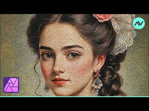 Видео: Классические фотоэффекты масляной живописи в Affinity Photo | Учебное пособие по Affinity Photo