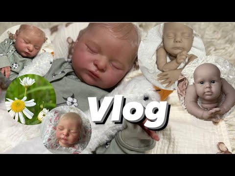 Видео: Влог🌸// Будни мастера- реборниста👩🏻‍🎨// Распаковка новых посылок 💕// Делаю заказную малышку Лауру☀️