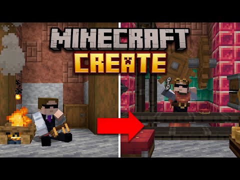 Видео: 100 дней выживания с CREATE | Строим ЗАВОД