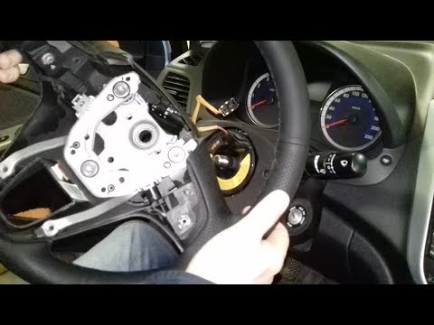 Видео: Снятие и установка руля на Хендай Солярис (Hyundai Solaris)