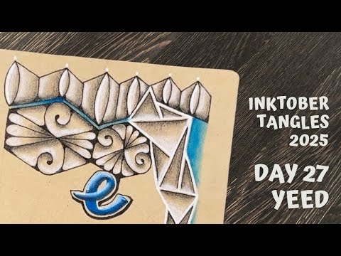 Видео: Inktober Tangles 2025 – День 27 – Йид