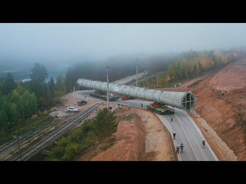 Видео: Перевозка оборудования в Усть-Куте