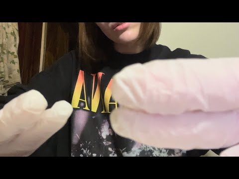 Видео: АСМР массаж лица в перчатках ✨
