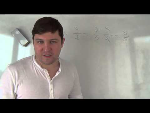 Видео: Математика 6 класс. Умножение обыкновенных дробей