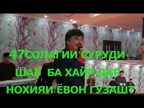 Видео: СУРУДИ ШАБ БА ХАЙР ДАР ИЧРОИ БАХОДУР НЕЪМАТОВ