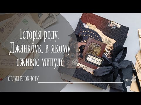 Видео: Огляд блокноту. Родинна хроніка на вінтажних сторінках.