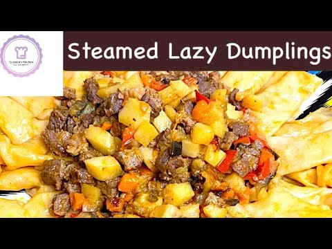 Видео: Жаппасай. Steamed Lazy Dumplings. Ленивые манты. Манты без лепки. Қарапайым рецепт