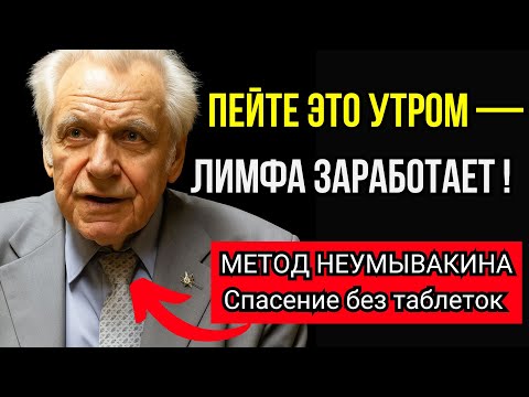 Видео: ПЕЙТЕ ЭТО УТРОМ! — Лимфа очищается, токсины уходят, тело оживает (по методу Неумывакина)