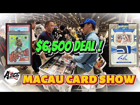 Видео: Покупка спортивных карточек в магазине VENETIAN в Макао: выставка карт ASCC 2024
