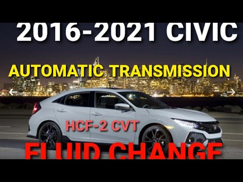 Видео: Замена трансмиссионной жидкости CVT HONDA CIVIC 2016-2021