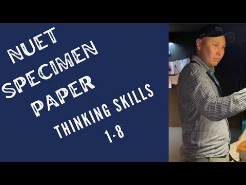 Видео: Решение NUET THINKING SKILLS SPECIMEN: Problems 1-8. Экзамен в Назарбаев Университет.