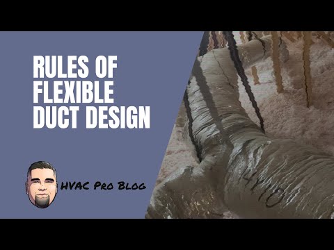 Видео: Правила проектирования гибких воздуховодов
