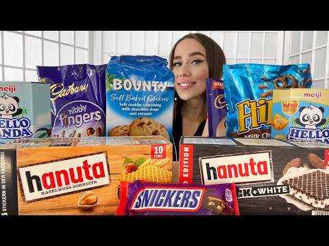 Видео: Сладкий MUKBANG| КУЧА СЛАДОСТЕЙ Пробую впервые💓🍫🍪