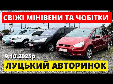Видео: ЦІНИ НА МІНІВЕНИ ТА ЧОБІТКИ В ЛУЦЬКУ // 09.10.25р. #автопідбірлуцьк #автобазар #колоритмоторс 