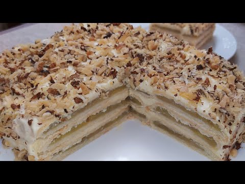 Видео: Баварский Яблочный торт//Բավարական տորթ` խնձորով//