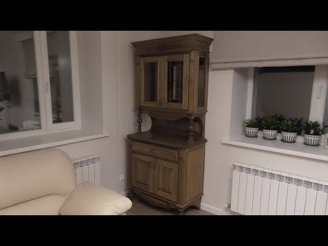 Видео: Секреты старого буфета.  Завершение проекта.Авторский дизайн.