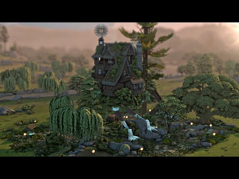 Видео: Избушка Бабы Яги на курьих ножках | The Sims 4 Быстрая сборка