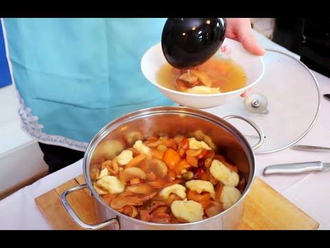 Видео: KuChня: рецепт Schnittsuppe (шнитцсуп)