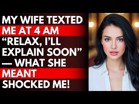 Видео: Жена написала мне в 4 утра: «Расслабься, я скоро объясню». То, что она имела в виду, меня потрясл...