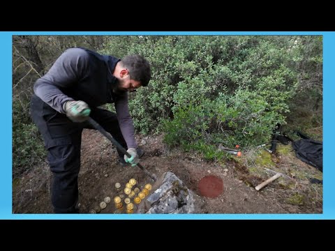 Видео: Момент нахождения греческого сокровища…