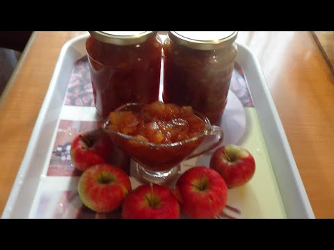 Видео: Керемет алма тосабы|Обалденное яблочное янтарное варенье|the best amber apple jam