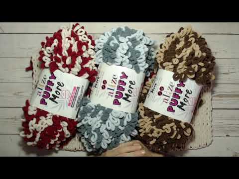 Видео: 82- Новинка 2020!  Ализе Пуффи Мор. Обзор пряжи.