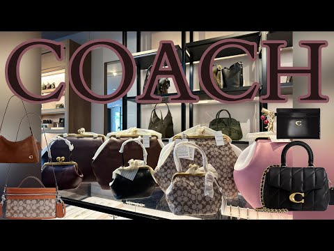 Видео: 👛 НОВИНКА 👛Coach Осенняя коллекция 2025: KISSLOCK, новые цвета и новые сумки представлены! @coach...