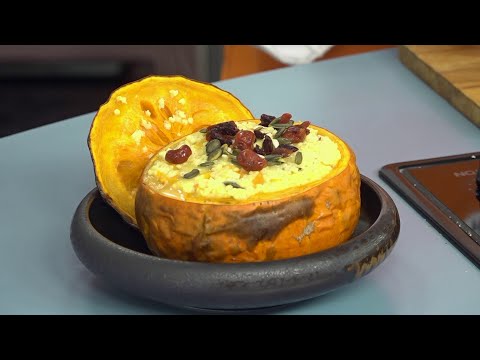 Видео: Пшенная каша в тыкве // «Есть? Идея!» 01.11.22