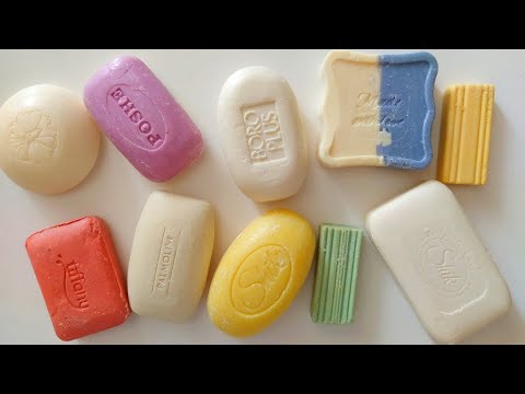 Видео: ASMR Soap catting/ Soap carving/ Резка мыла/ Asmr soap