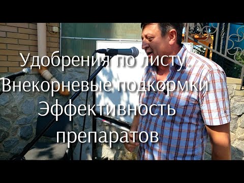Видео: На сколько эффективны внекорневые подкормки (по листу). Опыление, урожайность, рост - работает ли ?