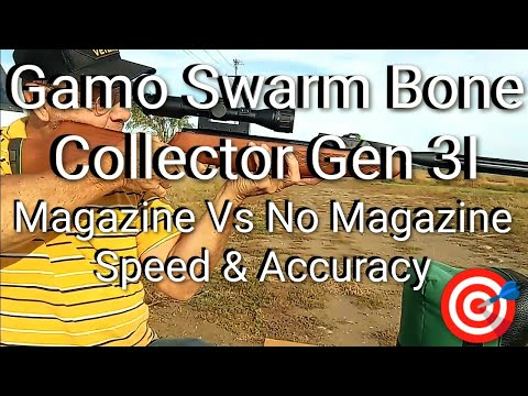 Видео: Gamo Swarm Bone Collector Gen 3I: скорость и точность с магазином и без магазина