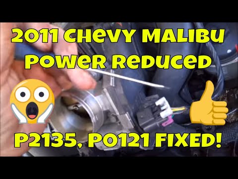 Видео: 2011 Chevy Malibu p2135 p0121 Режим пониженной мощности — исправить —
