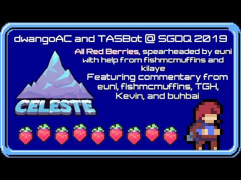 Видео: Celeste All Red Berries, но быстрее, чем вы когда-либо видели (TASBot SGDQ 2019 TAS block)