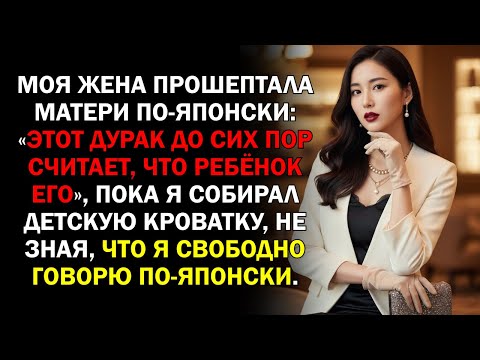 Видео: Моя жена прошептала матери по-японски: «Этот дурак до сих пор считает, что ребёнок его», пока я...