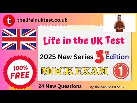 Видео: Тест «Жизнь в Великобритании» 2025 года — пробный экзамен 1 | Новая серия 2025 года | #lifeintheu...