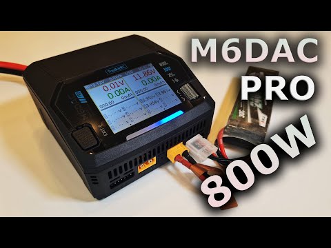 Видео: Оптимальная зарядка. Два канала, 800W и 16х2 А. Обзор ToolkitRC M6DAC Pro